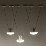 Светильник с ПДУ 74627/1 LED 54Вт 3000-6000К диммер белый 105х18х50 см