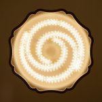 Светильник с ПДУ 74628/1 LED 54Вт 3000-6000К черный 40х40х4,5 см