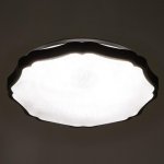 Светильник с ПДУ 74628/1 LED 54Вт 3000-6000К черный 40х40х4,5 см