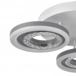 Люстра с ПДУ 74629/3 LED 85Вт диммер 3000-6000К белый 55х55х12,5 см