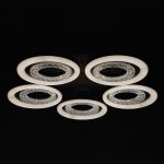 Люстра с ПДУ 74630/5 LED 140Вт диммер 3000-6000К белый 64х64х12,5 см