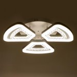 Люстра с ПДУ 74631/3 LED 90Вт диммер 3000-6000К белый 57х57х13 см