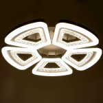 Люстра с ПДУ 74632/5 LED 150Вт диммер 3000-6000К белый 71х71х13 см