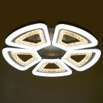 Люстра с ПДУ 74632/5 LED 150Вт диммер 3000-6000К белый 71х71х13 см