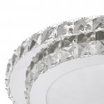 Светильник с ПДУ 74634/1 LED 75Вт диммер 3000-6000К хром 43х43 см