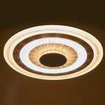 Светильник с ПДУ 74637/1 LED 108Вт диммер 3000-6000К белый 50х50х4 см