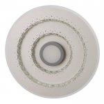 Светильник с ПДУ 74640/1 LED 107Вт диммер 3000-6000К белый 49,2х49,2х6 см