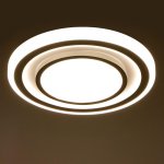 Светильник с ПДУ 74643/1 LED 90Вт диммер 3000-6000К белый 48х48х8 см