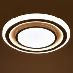 Светильник с ПДУ 74643/1 LED 90Вт диммер 3000-6000К белый 48х48х8 см