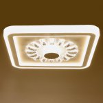 Светильник с ПДУ 74644/1 LED 100Вт диммер 3000-6000К белый 48х48х7 см