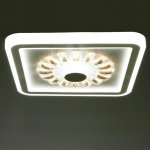 Светильник с ПДУ 74644/1 LED 100Вт диммер 3000-6000К белый 48х48х7 см