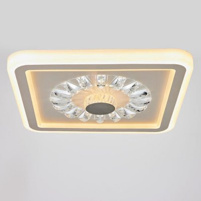 Светильник с ПДУ 74644/1 LED 100Вт диммер 3000-6000К белый 48х48х7 см