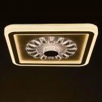 Светильник с ПДУ 74644/1 LED 100Вт диммер 3000-6000К белый 48х48х7 см