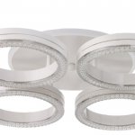 Светильник с ПДУ 74651/4+1 LED 95Вт диммер 3000-6000К белый 50х50х9 см