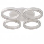 Светильник с ПДУ 74651/4+1 LED 95Вт диммер 3000-6000К белый 50х50х9 см