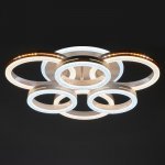 Светильник с ПДУ 74653/3+3+1 LED 165Вт диммер 3000-6000К белый 60х60х13 см