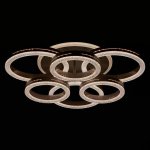 Светильник с ПДУ 74653/3+3+1 LED 165Вт диммер 3000-6000К белый 60х60х13 см