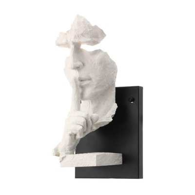 Бра 85201/1 E27 40Вт белый-черный 16х16х32 см Бра 85201/1 E27 40Вт белый-черный 16х16х32 см