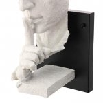 Бра 85201/1 E27 40Вт белый-черный 16х16х32 см