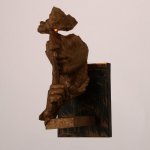 Бра 85202/1 E27 40Вт золото 16х16х32 см