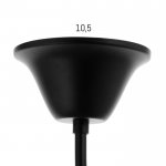 Люстра 85204/5 E27 40Вт черный-бронза 65х65х51-91 см Маска