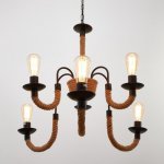 Люстра 85206/7 E27 40Вт черный 68х68х62-94 см