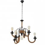 Люстра 85206/7 E27 40Вт черный 68х68х62-94 см