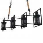 Светильник 85208/4 E27 40Вт черный 100х24х56-109 см