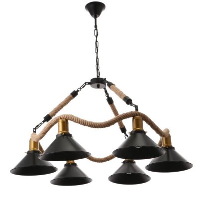 Люстра 85209/6 E27 40Вт черный 76х76х58-112 см Люстра 85209/6 E27 40Вт черный 76х76х58-112 см