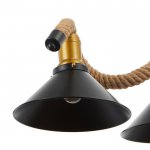 Светильник 85211/5 E27 40Вт черный 137х22х80-107 см