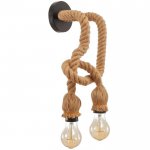 Бра 85214/2 E27 40Вт черный 16х16х46 см