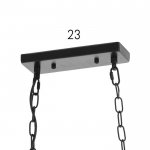 Светильник 85217/5 E27 40Вт черный 78х16х62-117 см