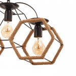 Светильник 85217/5 E27 40Вт черный 78х16х62-117 см