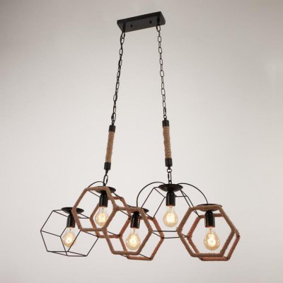 Светильник 85217/5 E27 40Вт черный 78х16х62-117 см