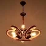 Люстра 85218/6 E27 40Вт черный 53х53х53-83 см