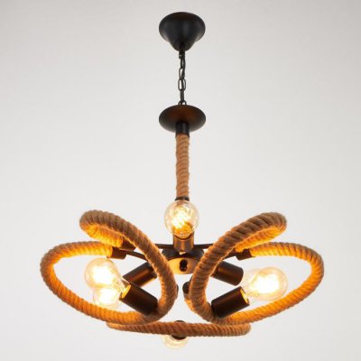 Люстра 85218/6 E27 40Вт черный 53х53х53-83 см