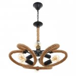 Люстра 85218/6 E27 40Вт черный 53х53х53-83 см