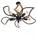 Люстра 85223/6 E27 40Вт черный 66х66х43-108 см