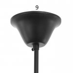 Люстра 85223/6 E27 40Вт черный 66х66х43-108 см