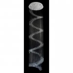 Люстра каскадная 71310/8 GU10 хром 60х60х250см