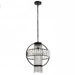 Светильник 59804/1 E27 40Вт черный 37х37х43-100 см