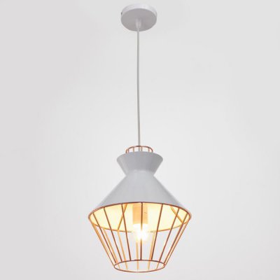 Светильник 59807/1 E27 40Вт белый-медь 23х23х33-133 см Светильник 59807/1 E27 40Вт белый-медь 23х23х33-133 см