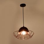 Светильник 59808/1 E27 40Вт черный-медь 32х32х17-117 см