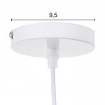 Светильник 59809/1 E27 40Вт белый-медь 32х32х17-117 см