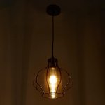 Светильник 59810/1 E27 40Вт бронза 21х21х23-123 см