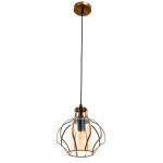 Светильник 59810/1 E27 40Вт бронза 21х21х23-123 см