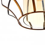 Светильник 59810/1 E27 40Вт бронза 21х21х23-123 см