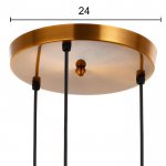 Светильник 59811/3 E27 40Вт бронза 40х40х23-123 см