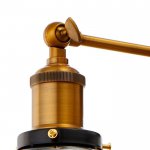 Светильник 59816/3 E27 40Вт бронза-черный 14х14х24-124 см