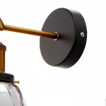 Светильник 59816/3 E27 40Вт бронза-черный 14х14х24-124 см